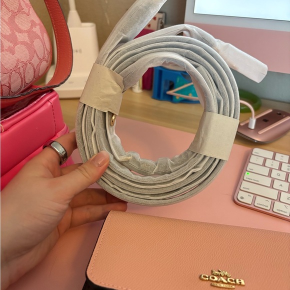 Coach Pink and Brown Clutch - Picture 4 of 4